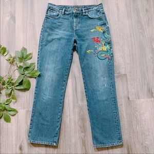 Ralph Lauren Embroidered Dragon Jeans 10P = 8R